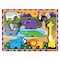 Melissa & Doug Safari Chunky Puzzle, 9in x 12in, 8 Pieces 3722 - alternate 3